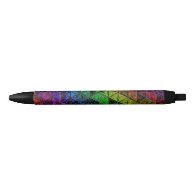 Pride Glass  Black Ink Pen (Front)