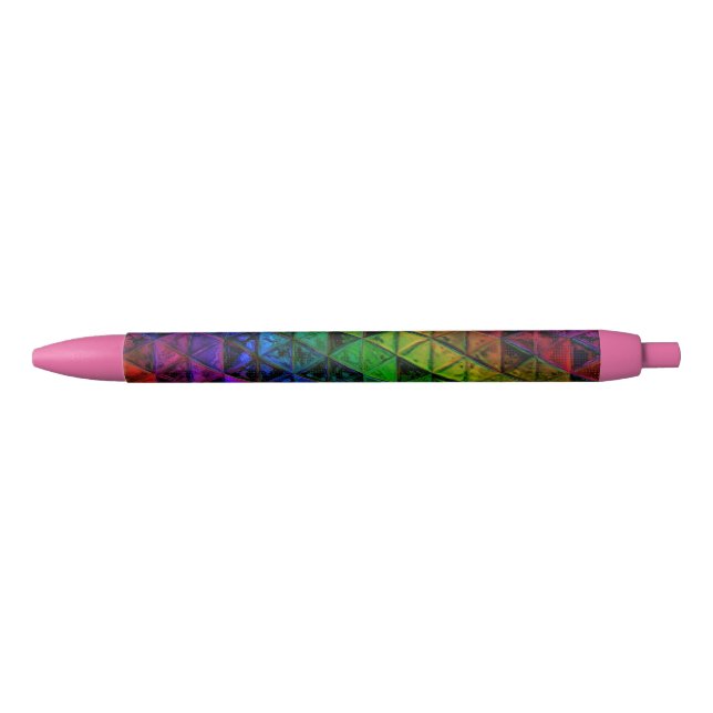 Pride Glass  Black Ink Pen (Front)