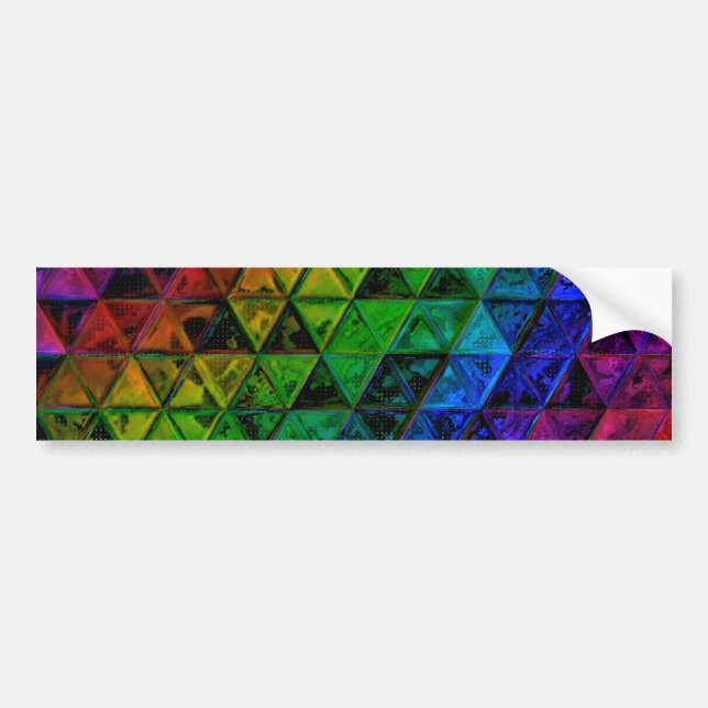 Pride Glass  Bumper Sticker (Front)