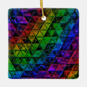 Pride Glass Ceramic Ornament