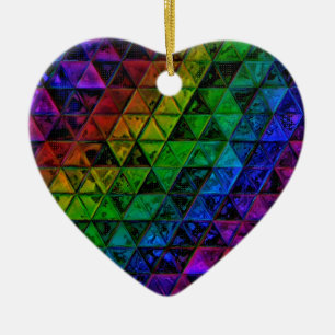 Pride Glass  Ceramic Tree Decoration