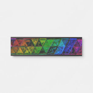 Pride Glass  Door Sign