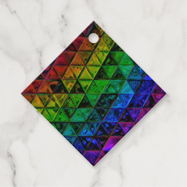 Pride Glass  Favour Tags (Front)