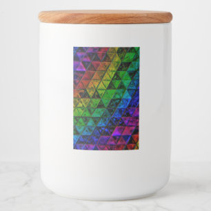 Pride Glass Food Label