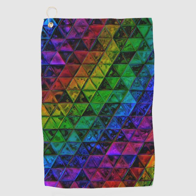 Pride Glass  Golf Towel (Front)