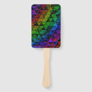 Pride Glass  Hand Fan