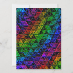 Pride Glass Holiday Card