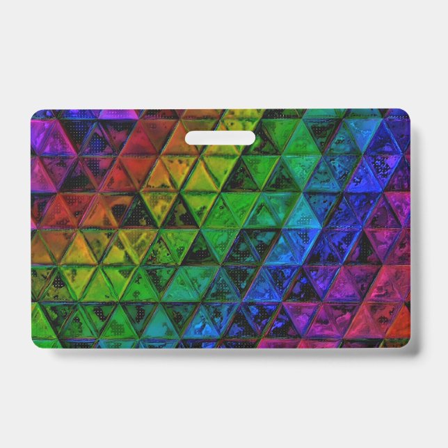 Pride Glass  ID Badge (Front)