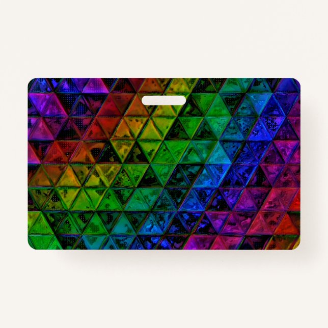 Pride Glass  ID Badge (Front)