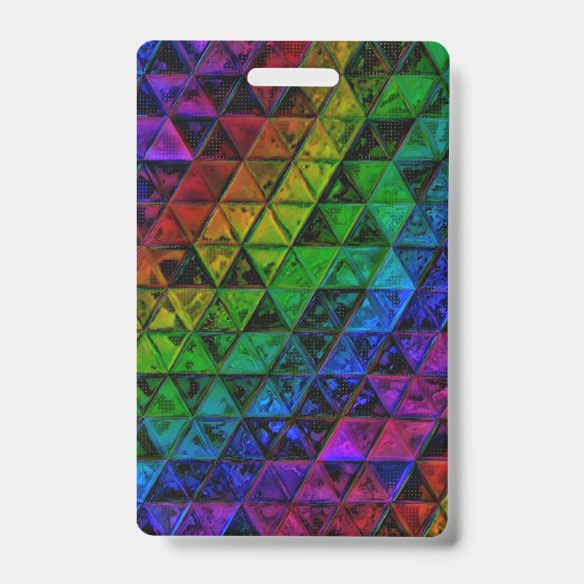 Pride Glass  ID Badge (Front)