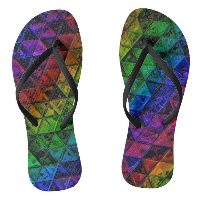 Pride Glass  Jandals (Footbed)