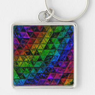 Pride Glass  Key Ring