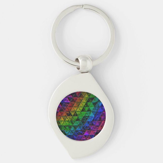 Pride Glass  Key Ring (Front)