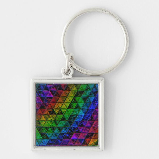 Pride Glass  Key Ring (Front)