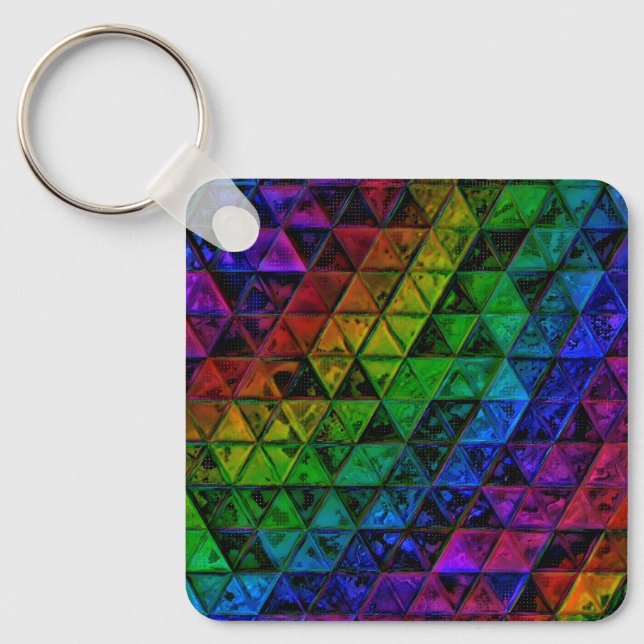 Pride Glass  Key Ring (Front)