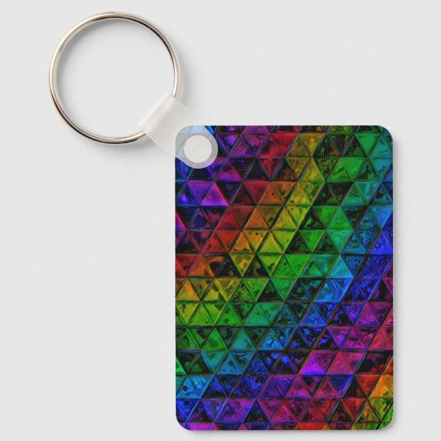Pride Glass  Key Ring (Front)