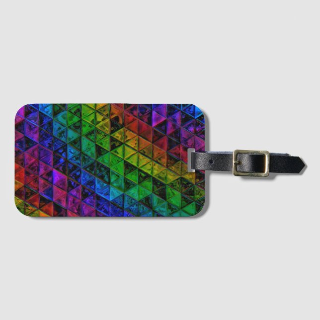 Pride Glass  Luggage Tag (Front Horizontal)