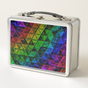 Pride Glass Metal Lunch Box