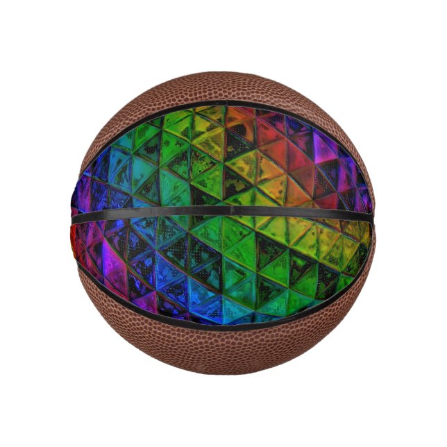 Pride Glass  Mini Basketball (Front)