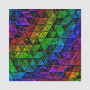 Pride Glass  Name Tag