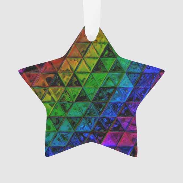 Pride Glass  Ornament (Front)