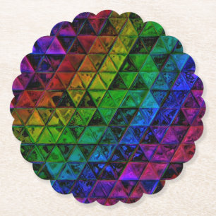 Pride Glass  Paper Coaster