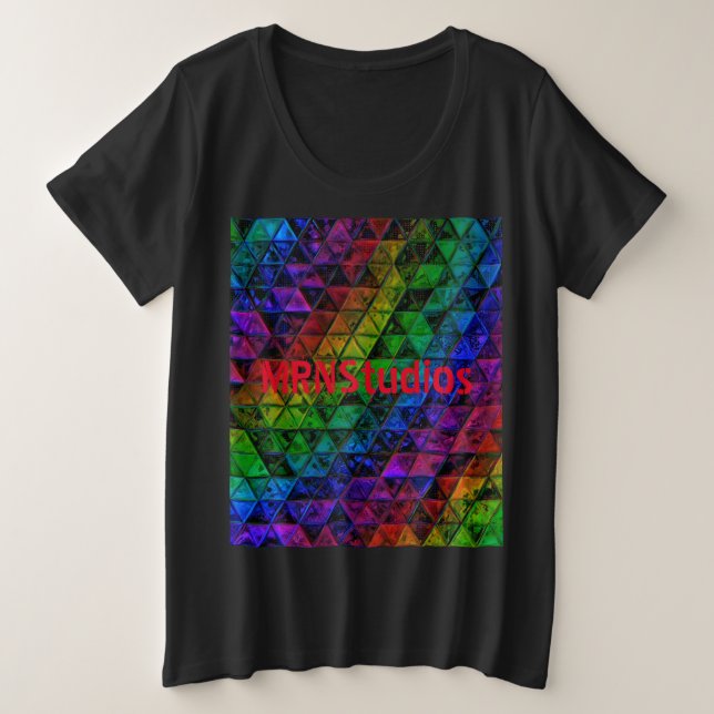 Pride Glass  Plus Size T-Shirt (Design Front)