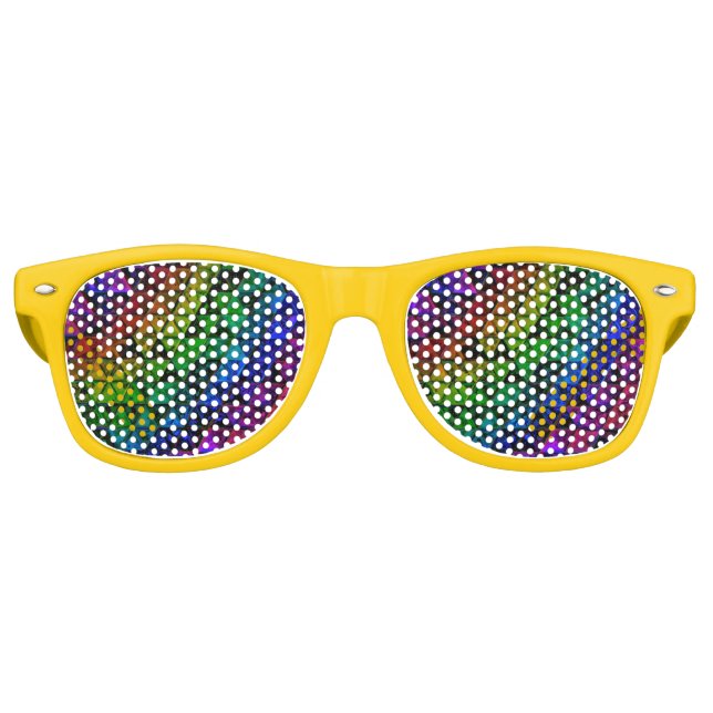 Pride Glass  Retro Sunglasses (Front)
