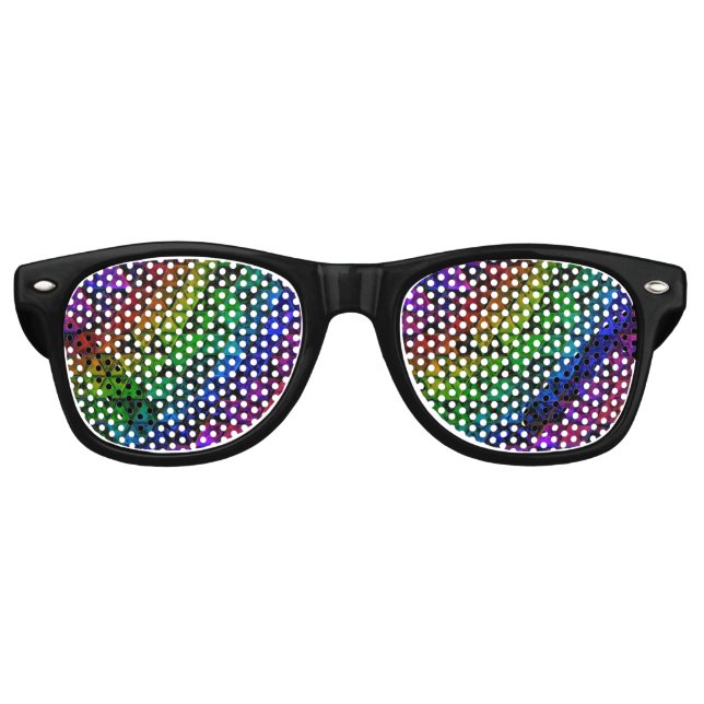 Pride Glass  Retro Sunglasses (Front)