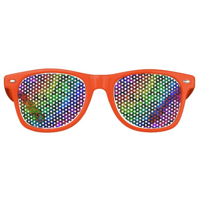 Pride Glass  Retro Sunglasses (Front)