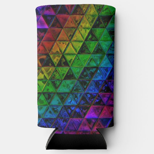 Pride Glass  Seltzer Can Cooler (Front)