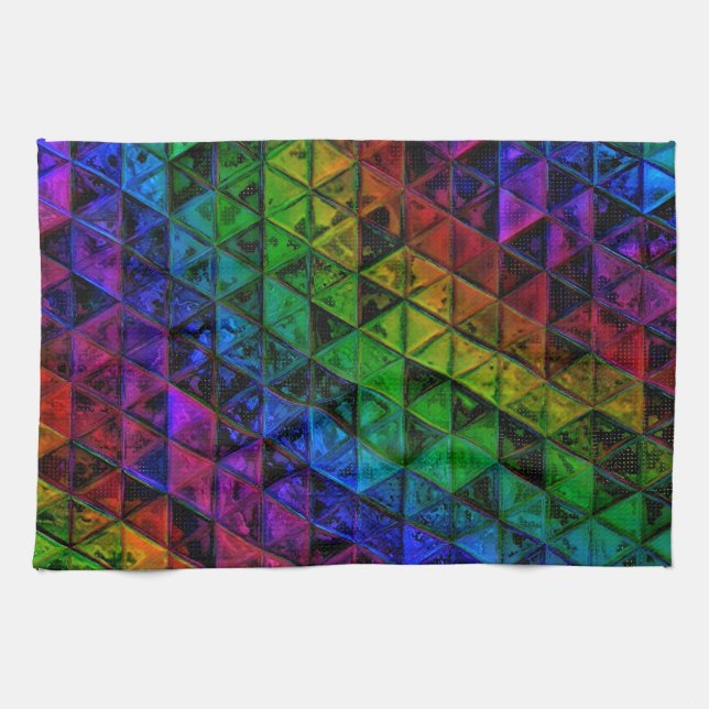 Pride Glass  Tea Towel (Horizontal)