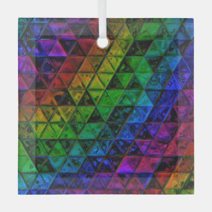 Pride Glass Tree Decoration