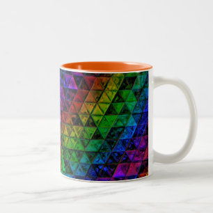 Pride Glass Two-Tone Coffee Mug