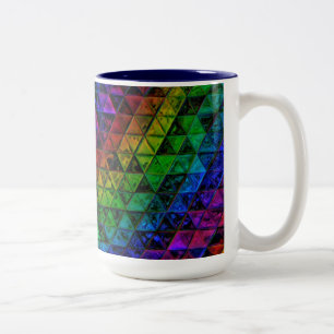 Pride Glass Two-Tone Coffee Mug