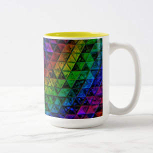 Pride Glass Two-Tone Coffee Mug
