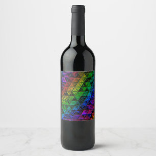Pride Glass Wine Label