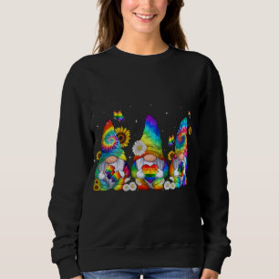 Pride Gnomies LGBT Funny Gnomes Pride Ally Gnome L Sweatshirt
