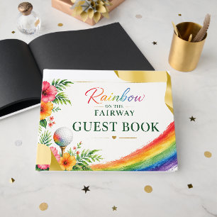 Pride Golf Rainbow on the Fairway Celebration Guest Book