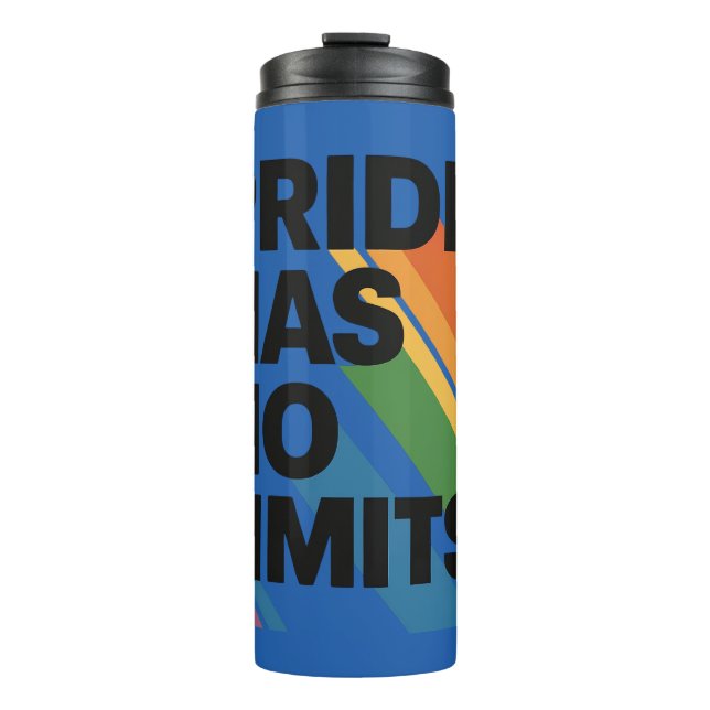 Pride Has No Limits | Disability Pride Month  Thermal Tumbler (Front)