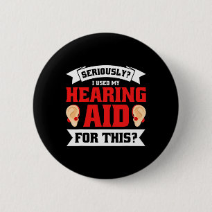 Pride Hearing Loss Awareness Deaf Awareness 5  6 Cm Round Badge