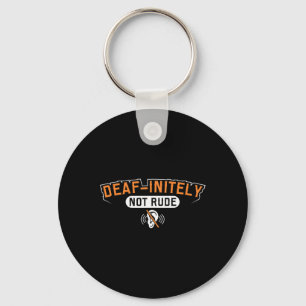 Pride Hearing Loss Awareness Deaf Awareness Key Ring