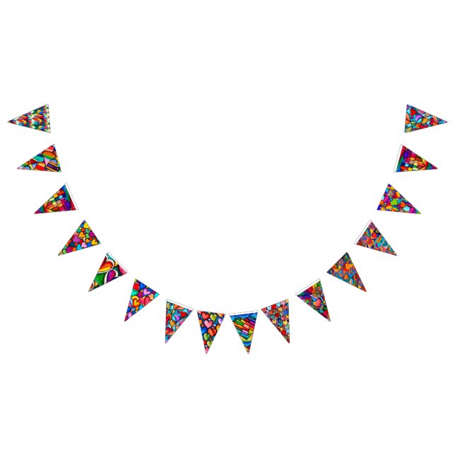 Pride Heart bunting banner (All)