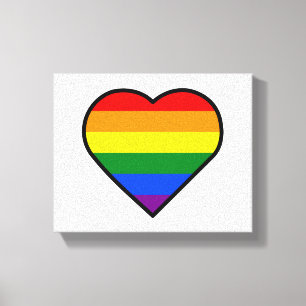PRIDE HEART CANVAS PRINT