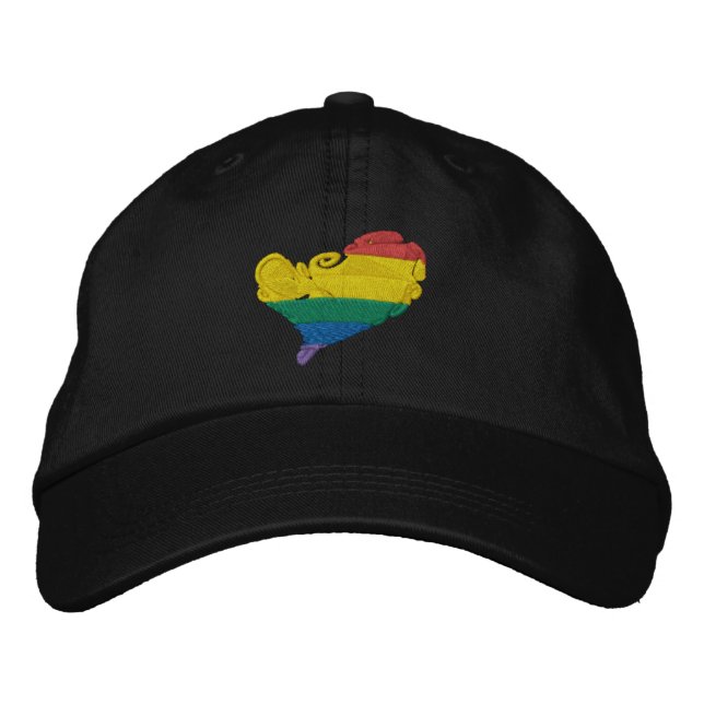 Pride HeART Embroidered Hat (Front)