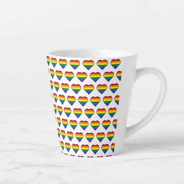 PRIDE HEART LATTE MUG (Right)