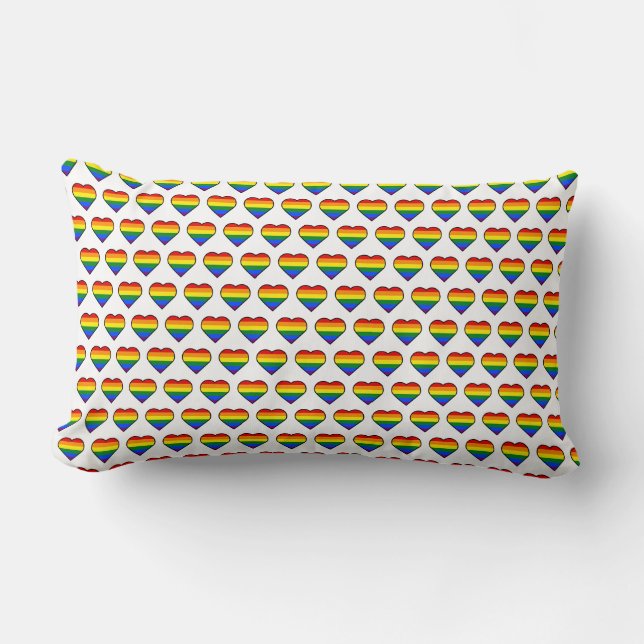 PRIDE HEART LUMBAR CUSHION (Front)