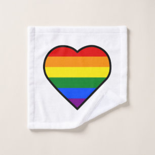 PRIDE HEART WASH CLOTH
