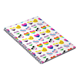 Pride Hearts Photo Notebook