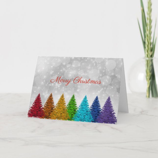 Pride Holiday Greeting Card (Front)